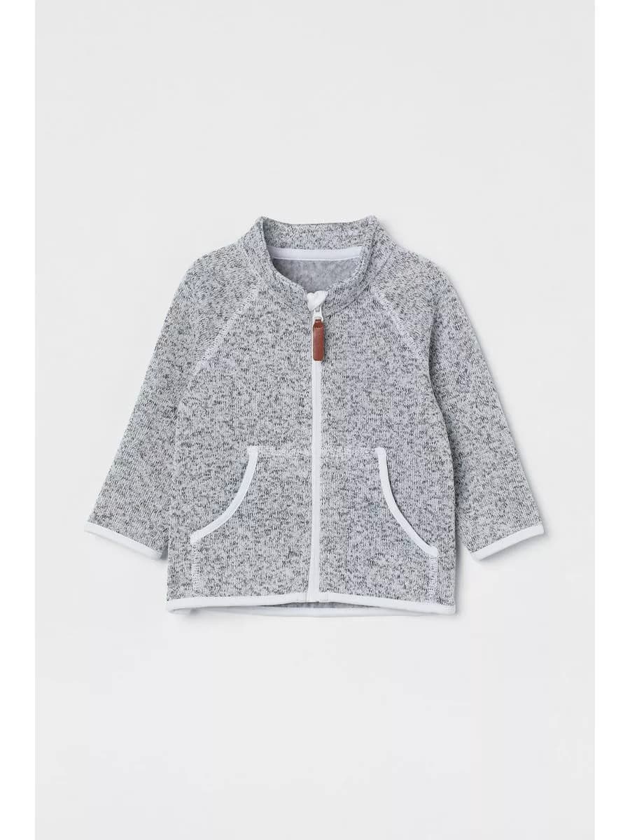 Джемпер для малышей на молнии флисовый
