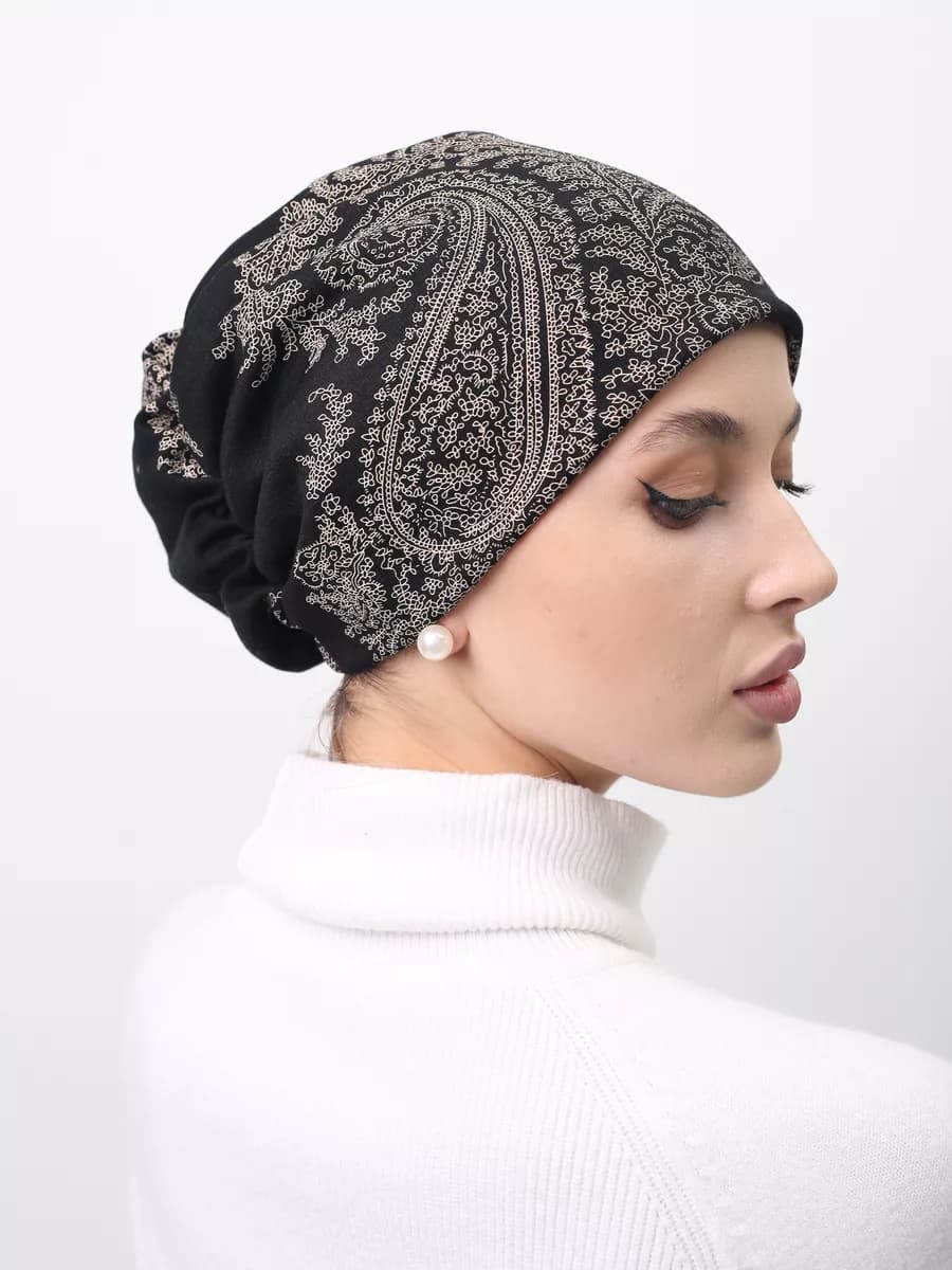 Готовый мусульманский платок шапка на Осень-Зима 2024