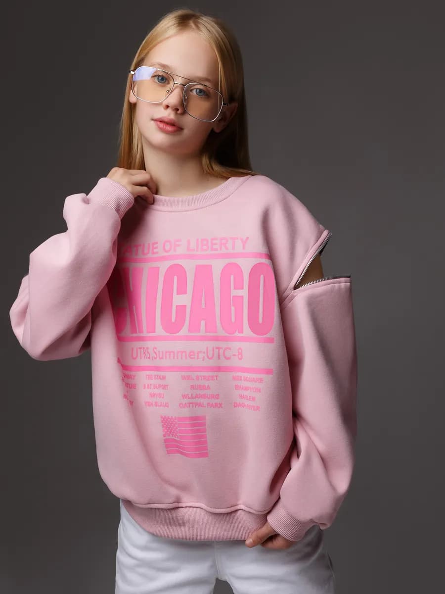 Свитшот кофта оверсайз толстовка в стиле y2k