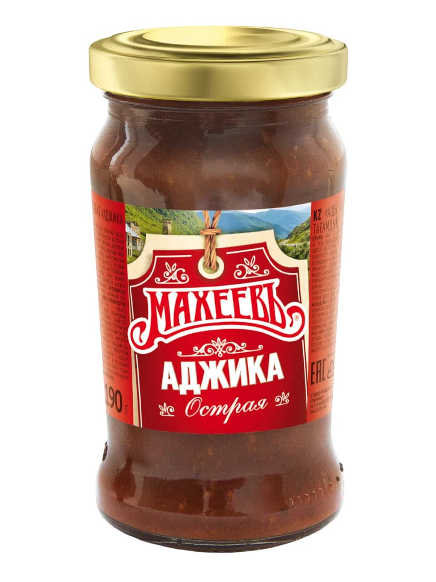 Аджика острая банка стеклянная 190 г - фото 1