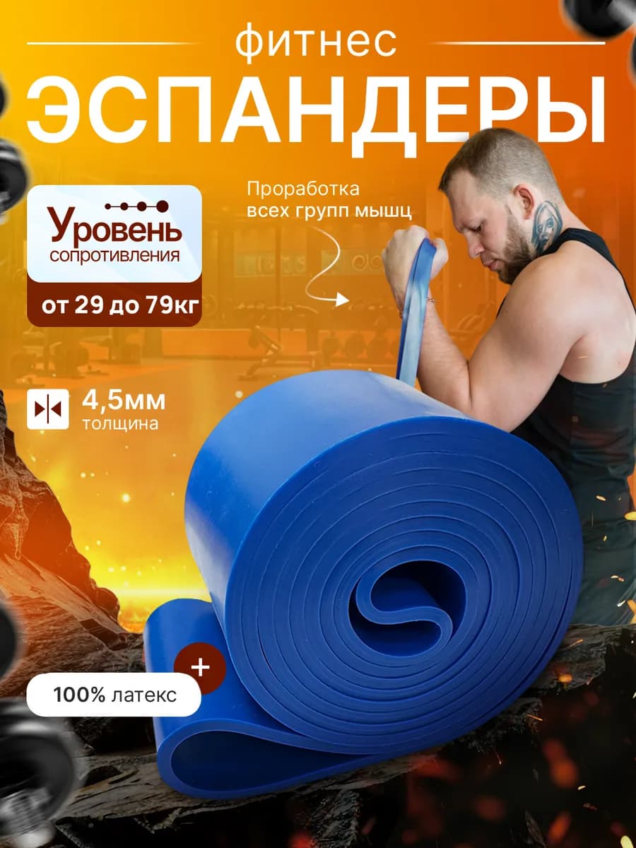 Резинка для подтягивания, эспандер ленточный