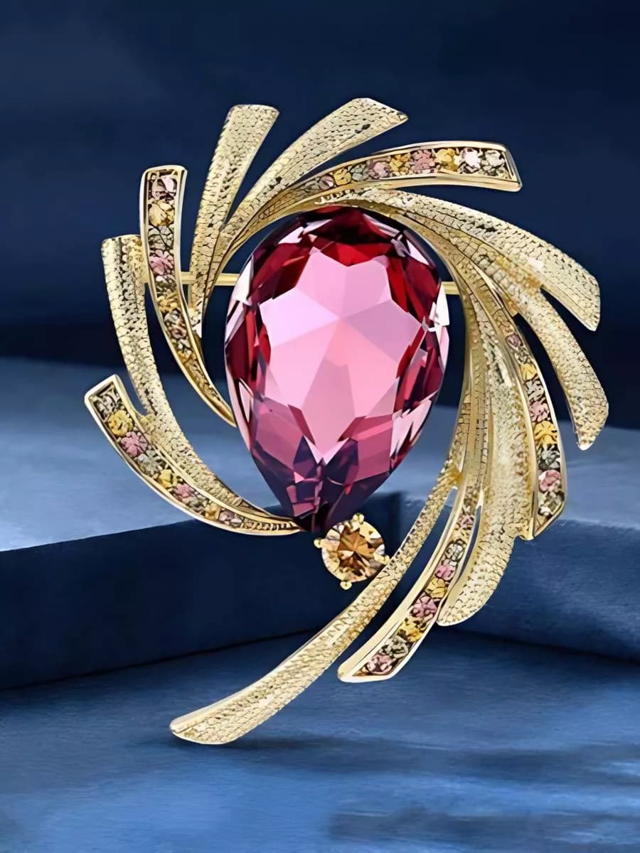 Подарок женщине брошь бижутерия