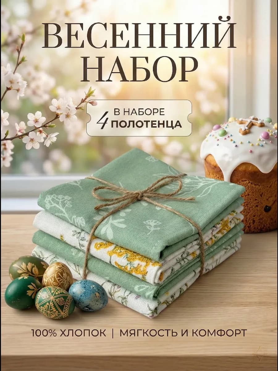 Полотенца кухонные набор