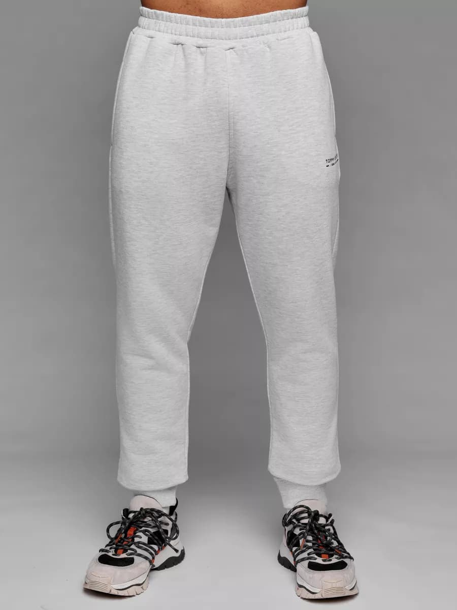 Брюки спортивные джоггеры без начеса на манжете