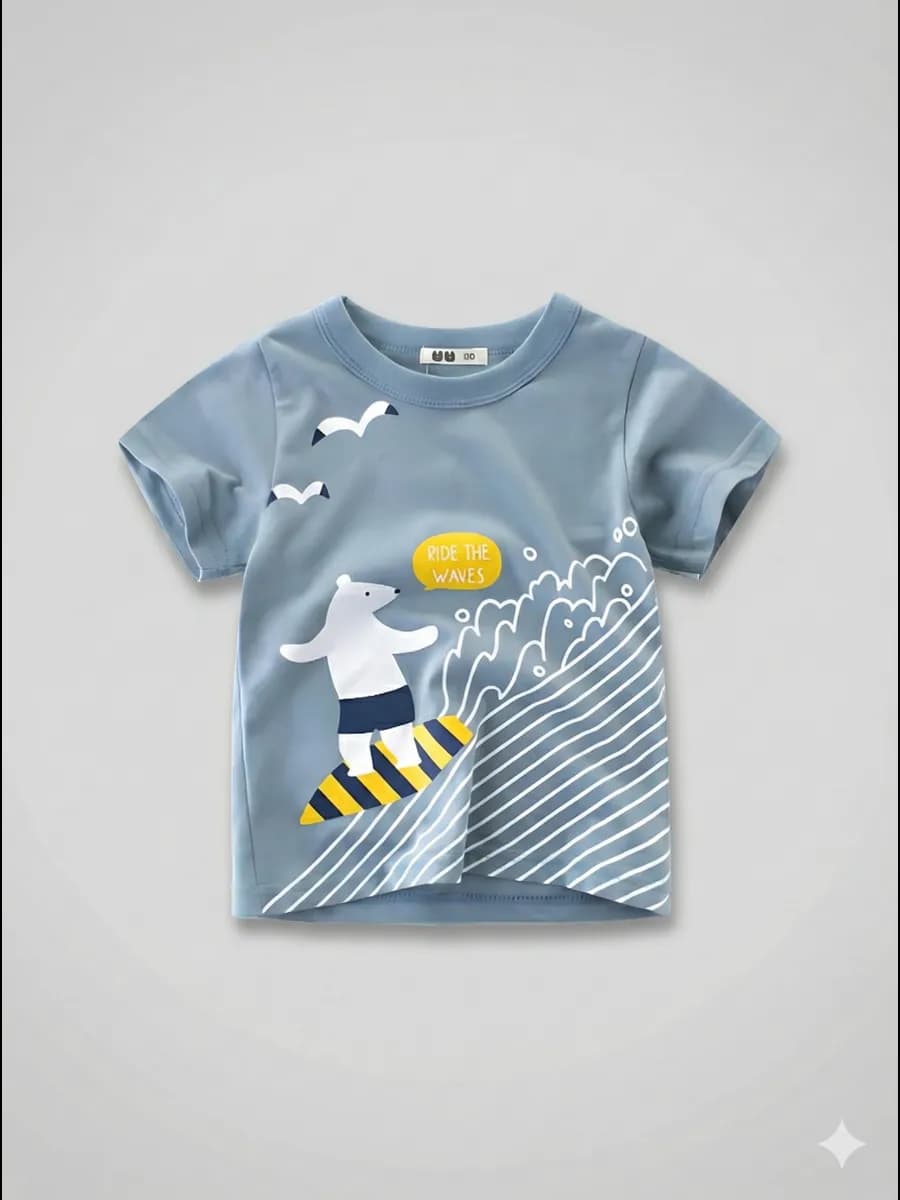 Футболка с медведем