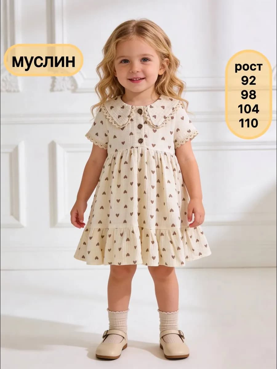 Платье муслиновое