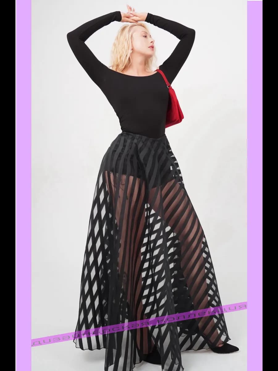 Юбка шорты длинная пачка прозрачная