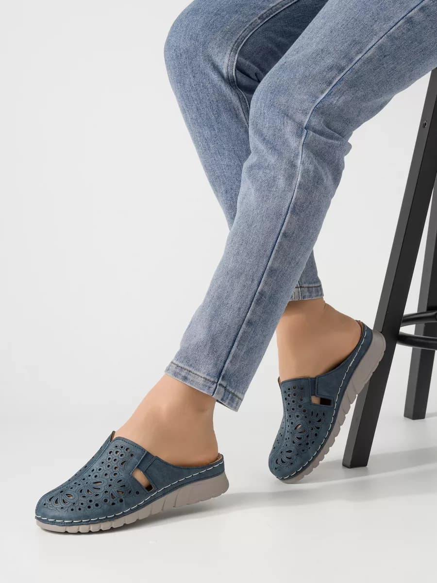 Сабо на платформе с ортопедической массажной стелькой