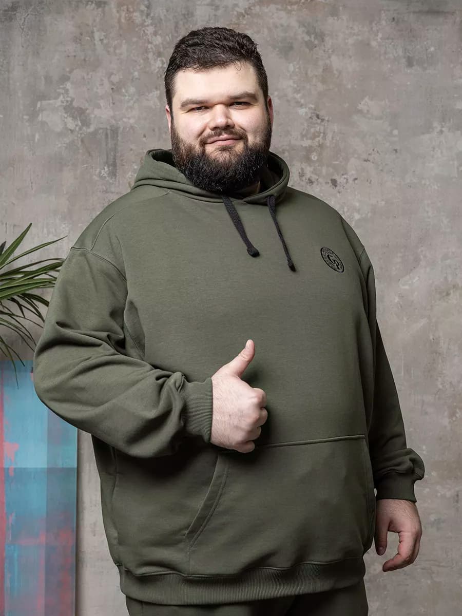 Худи оверсайз больших размеров