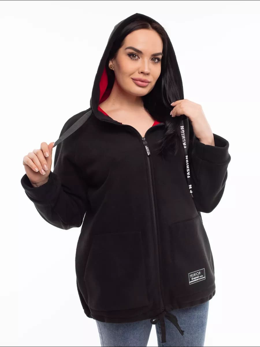 Толстовка на молнии теплая - фото 1