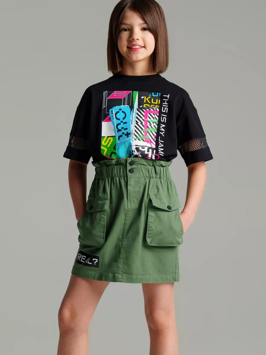 Юбка из твила