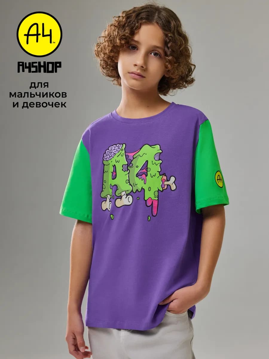 Футболка для мальчика и девочки оверсайз