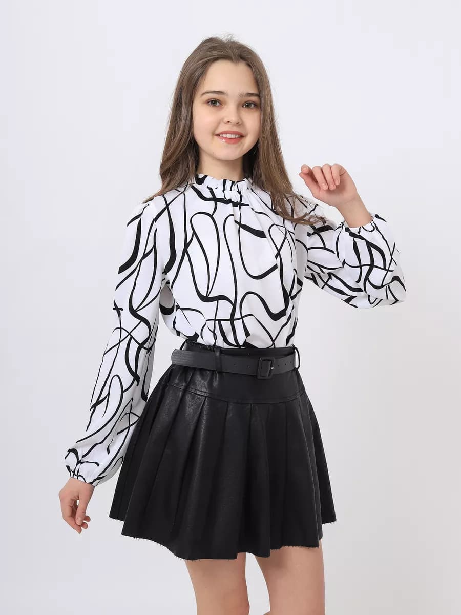 Блузка школьная нарядная