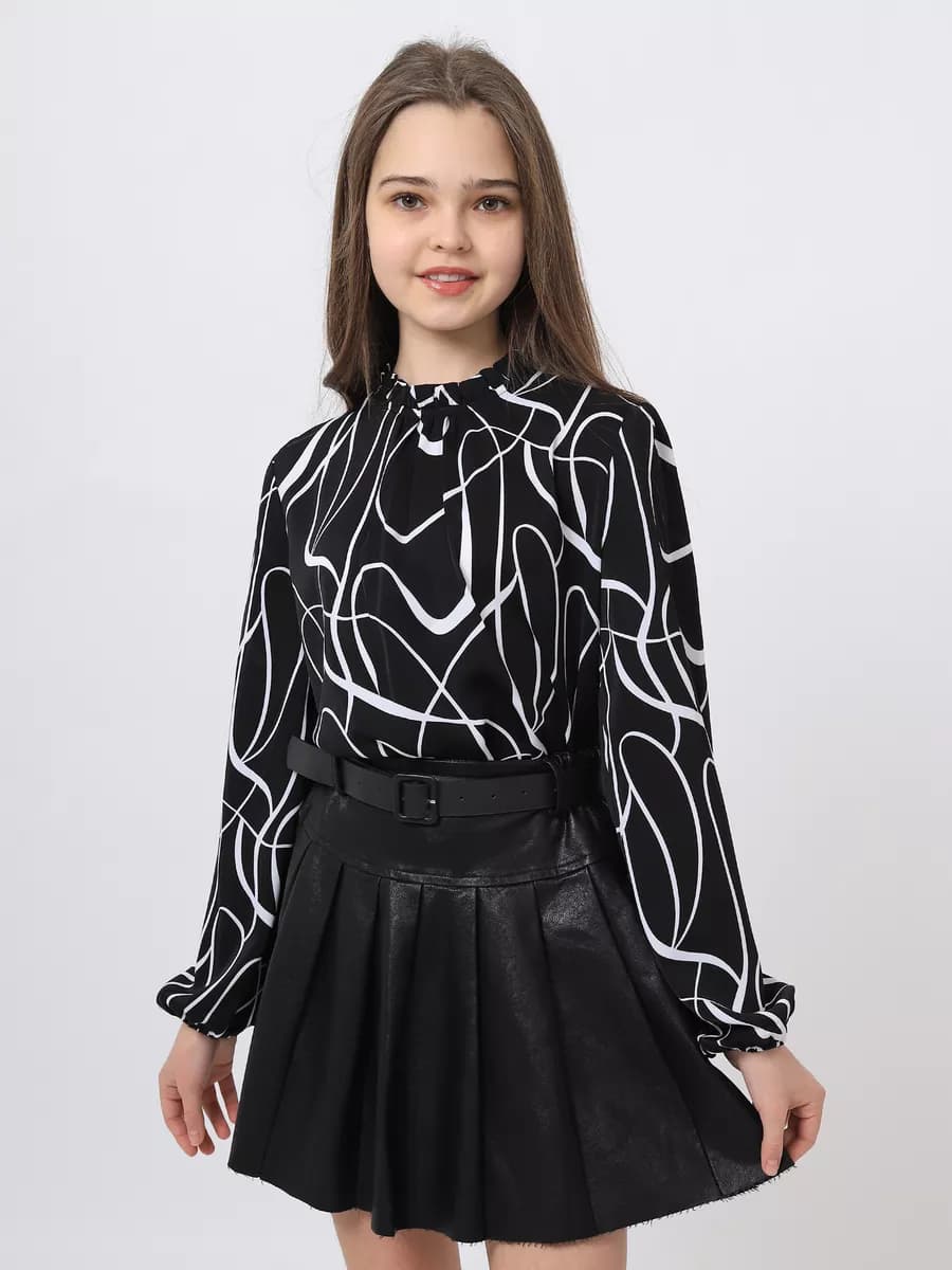 Блузка школьная нарядная