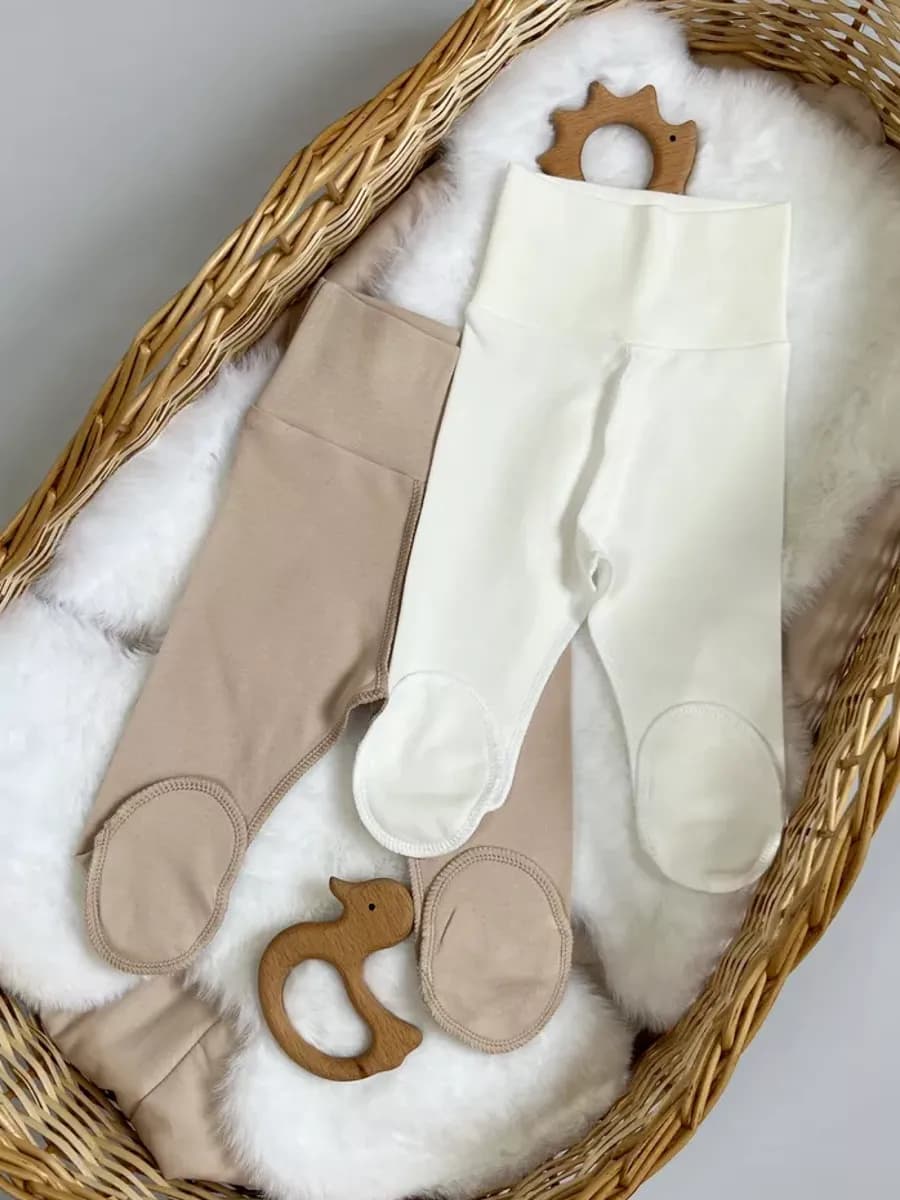 Ползунки для новорожденных Набор 2 шт - фото 1