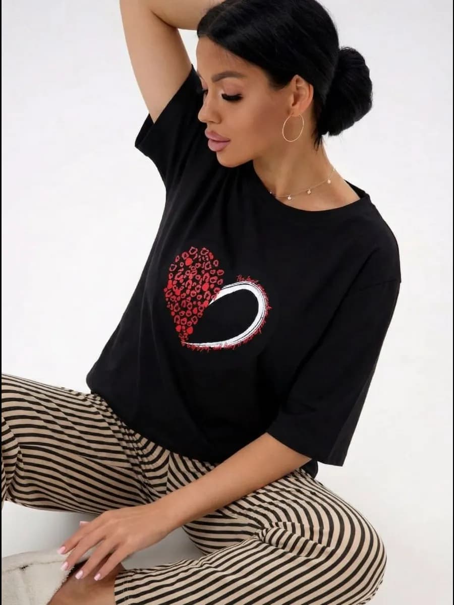 Костюм домашний со штанами хлопок