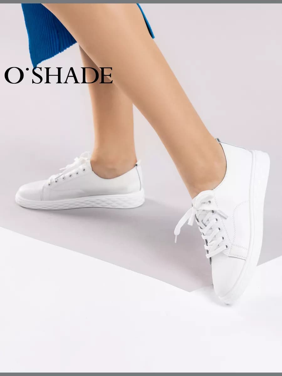 Кеды женские летние белые