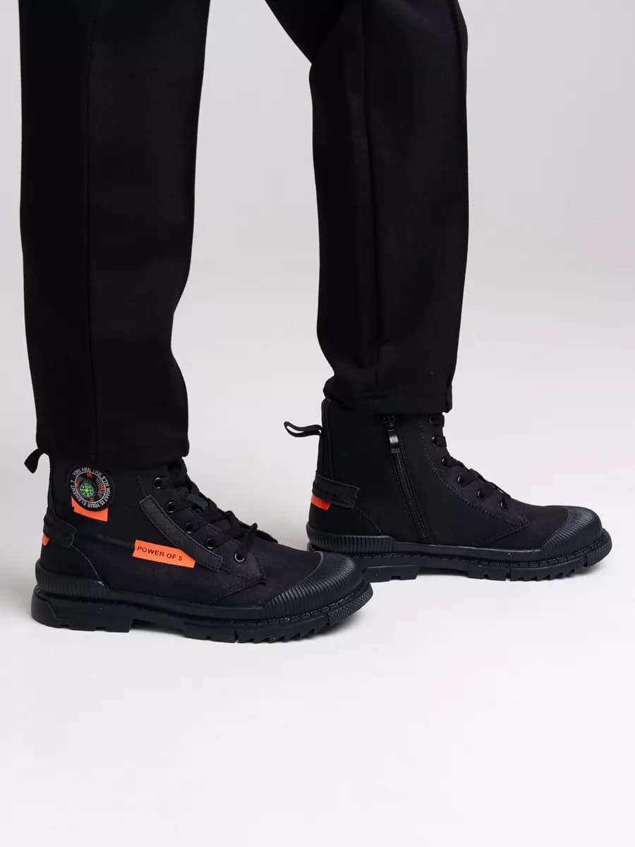 Ботинки демисезонные для подростка на молнии