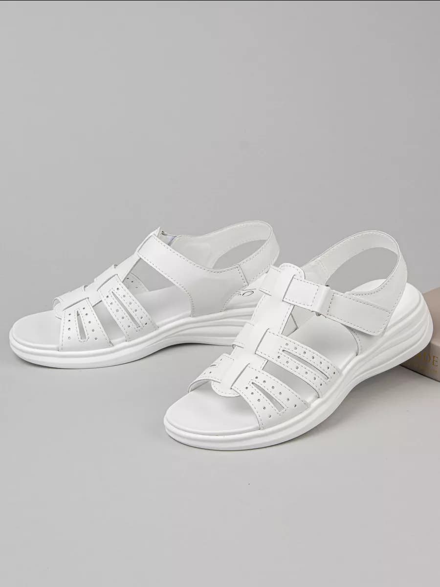 Босоножки белые женские