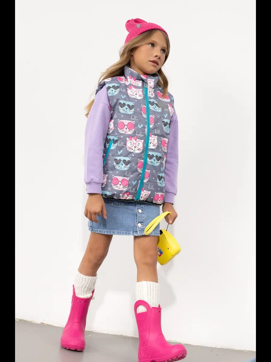 Жилетка утепленная детская весна