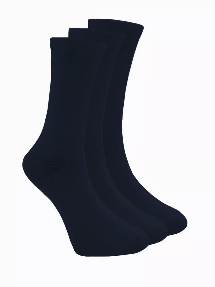 Носки мужские набор 3 пары, высокие, однотонные, спортивные