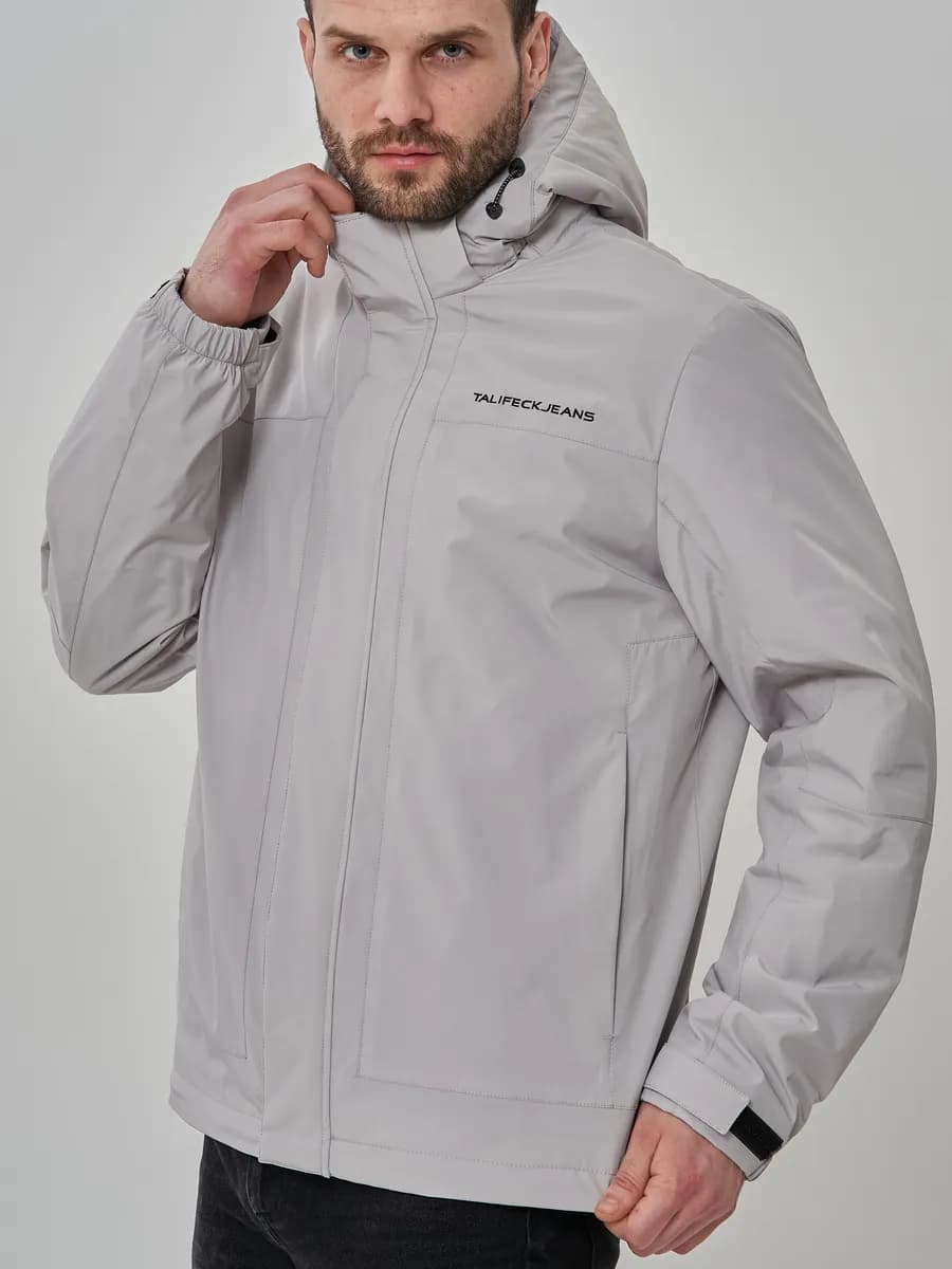 Куртка демисезонная с капюшоном - фото 1