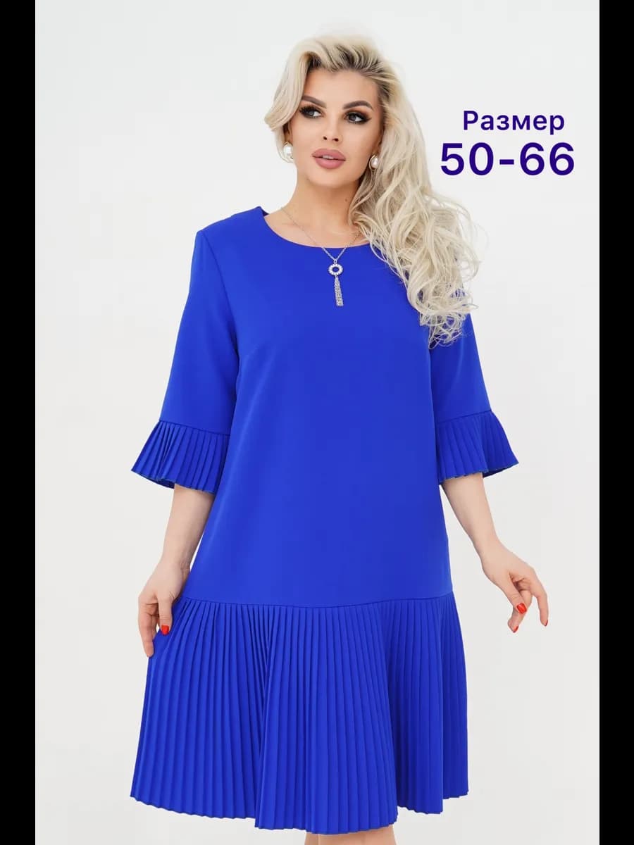 Платье весеннее повседневное больших размеров