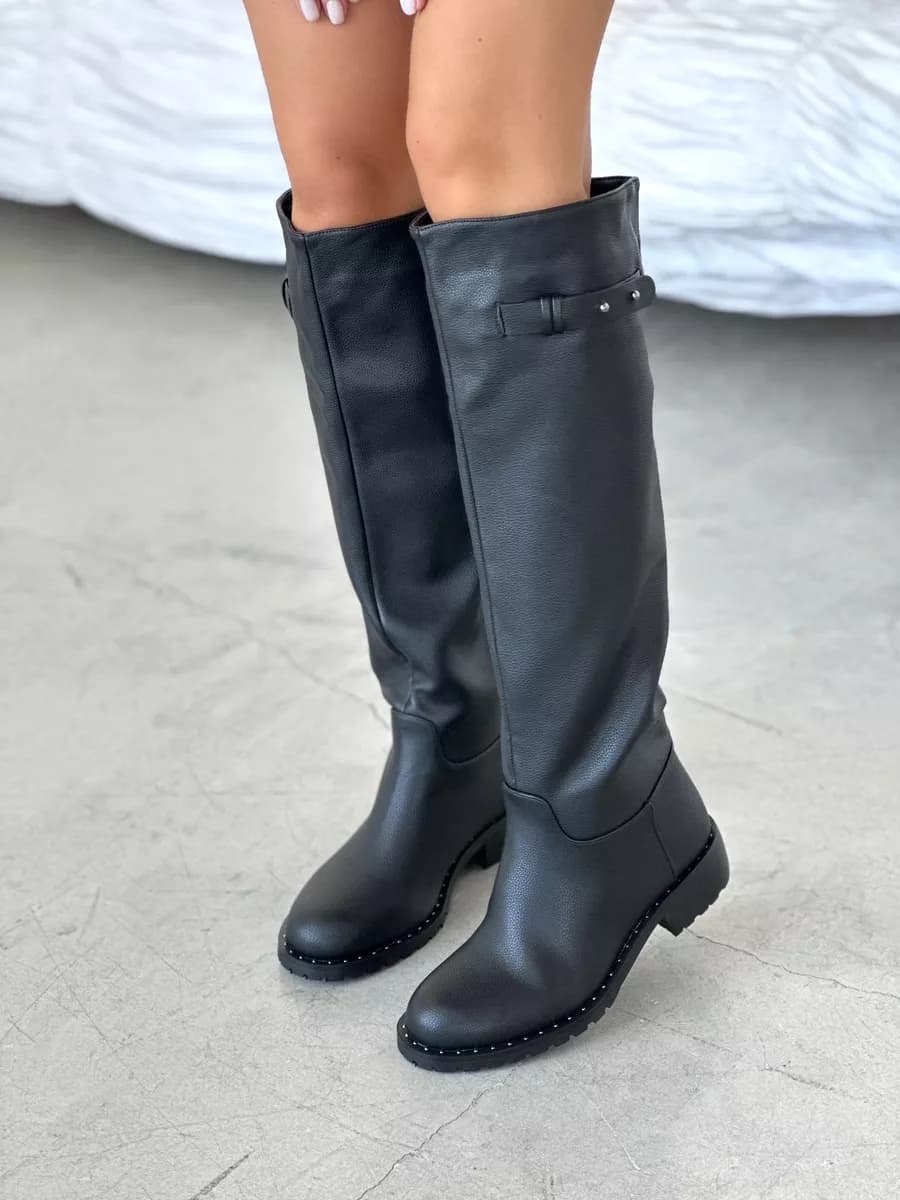 Сапоги трубы демисезонные