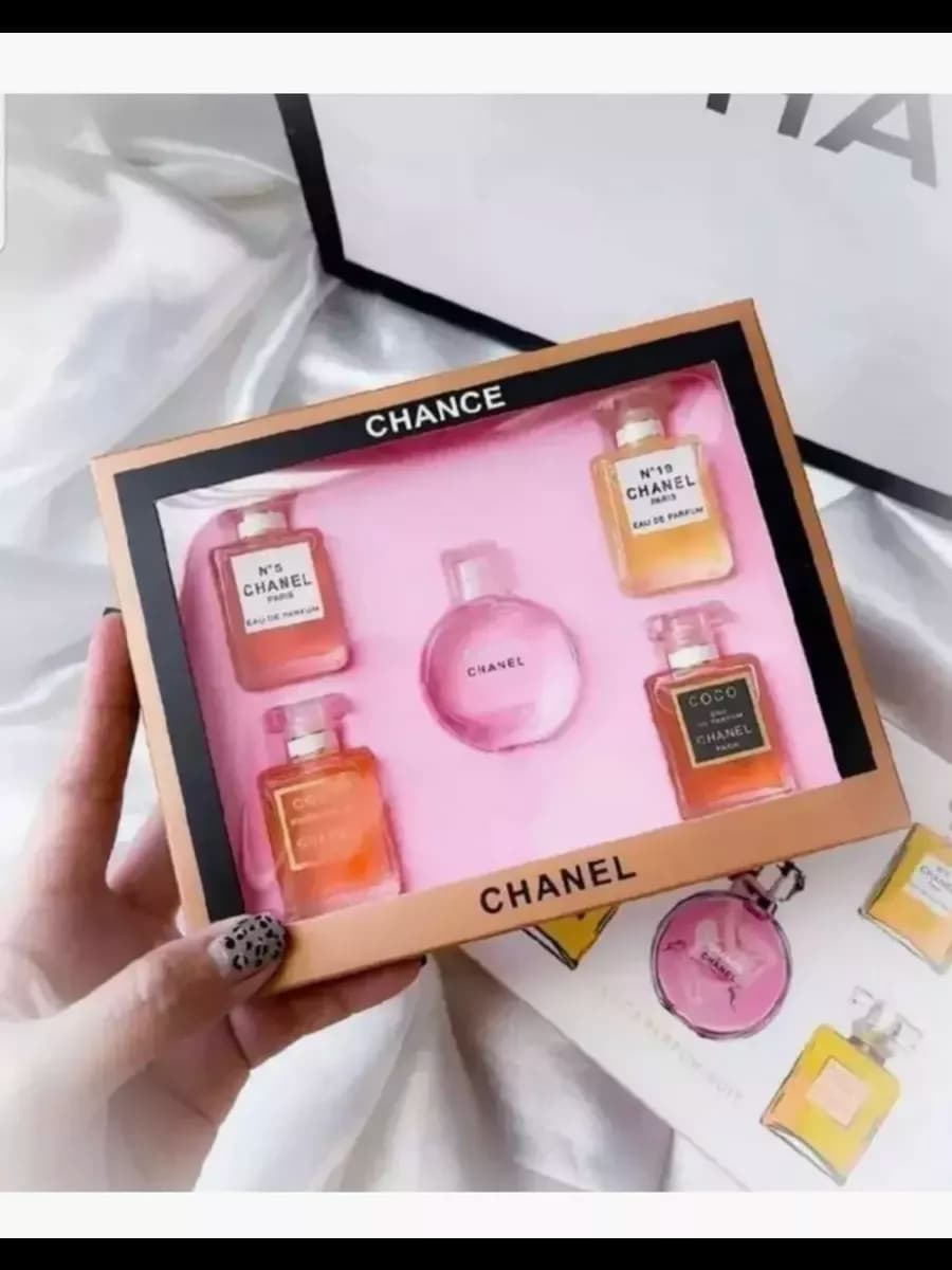 Подарочный набор для женщин духов Chanel 5в1