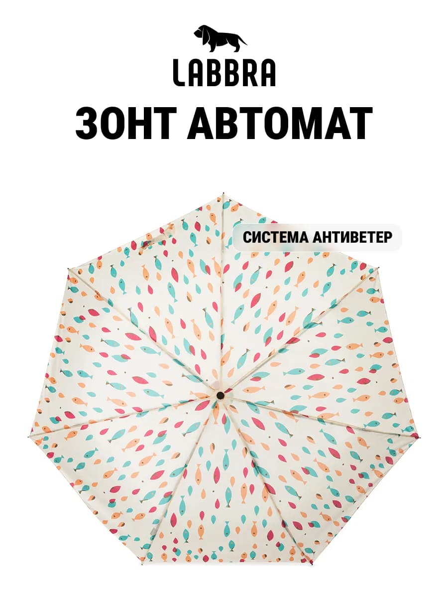 Зонт автомат антиветер складной