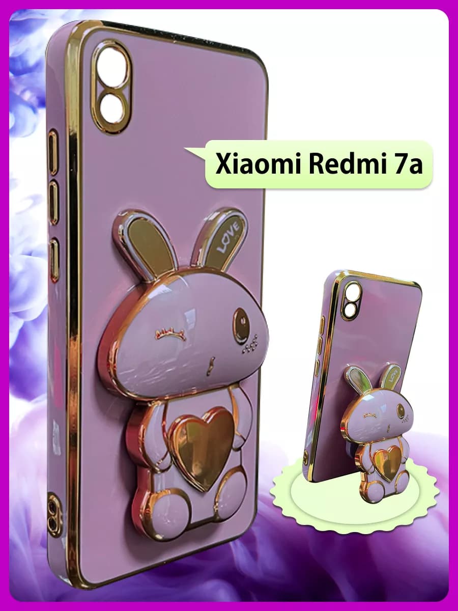 Чехол подставка с попсокет на Xiaomi Redmi 7a
