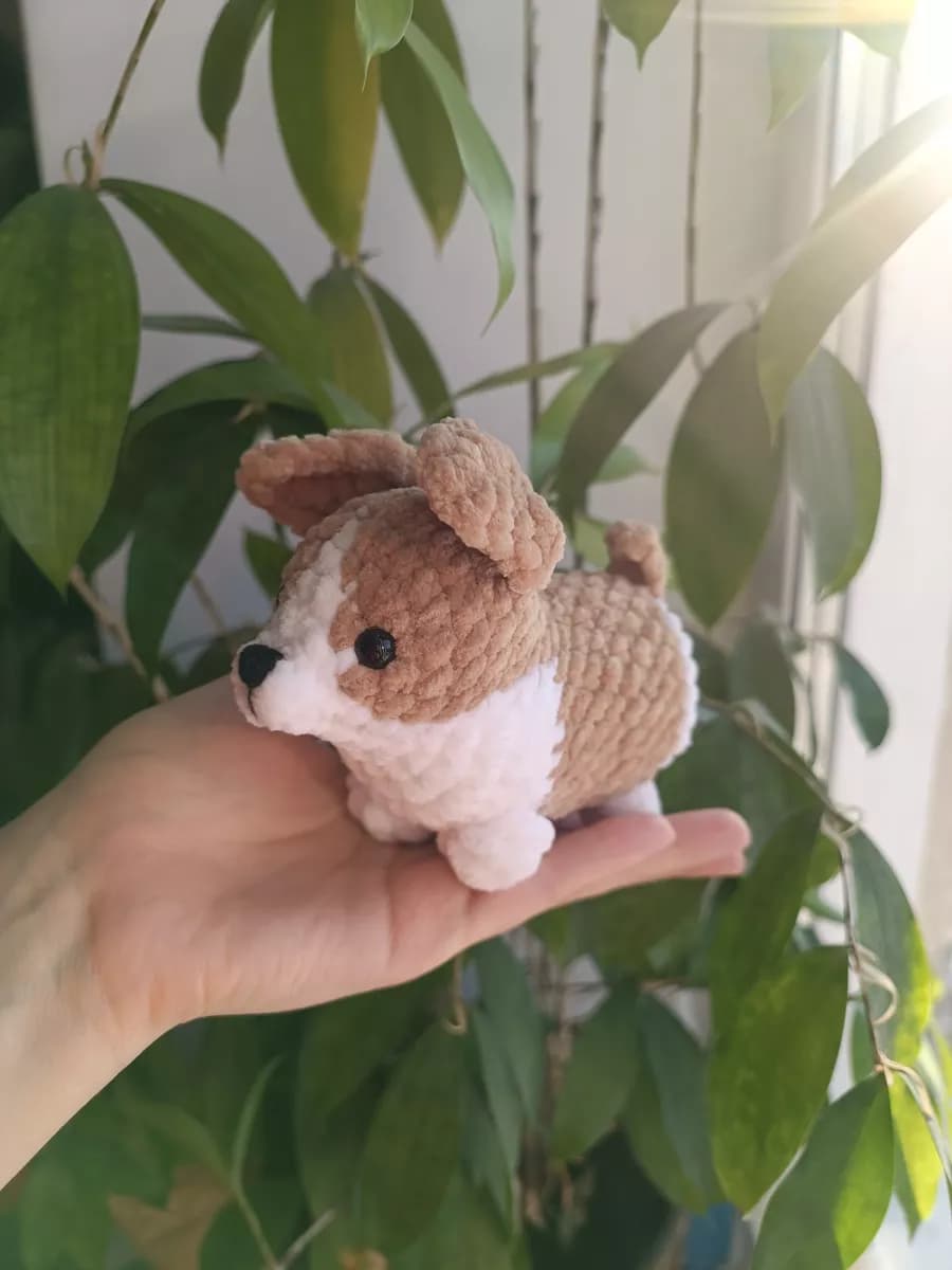 Мягкая игрушка-брелок Корги