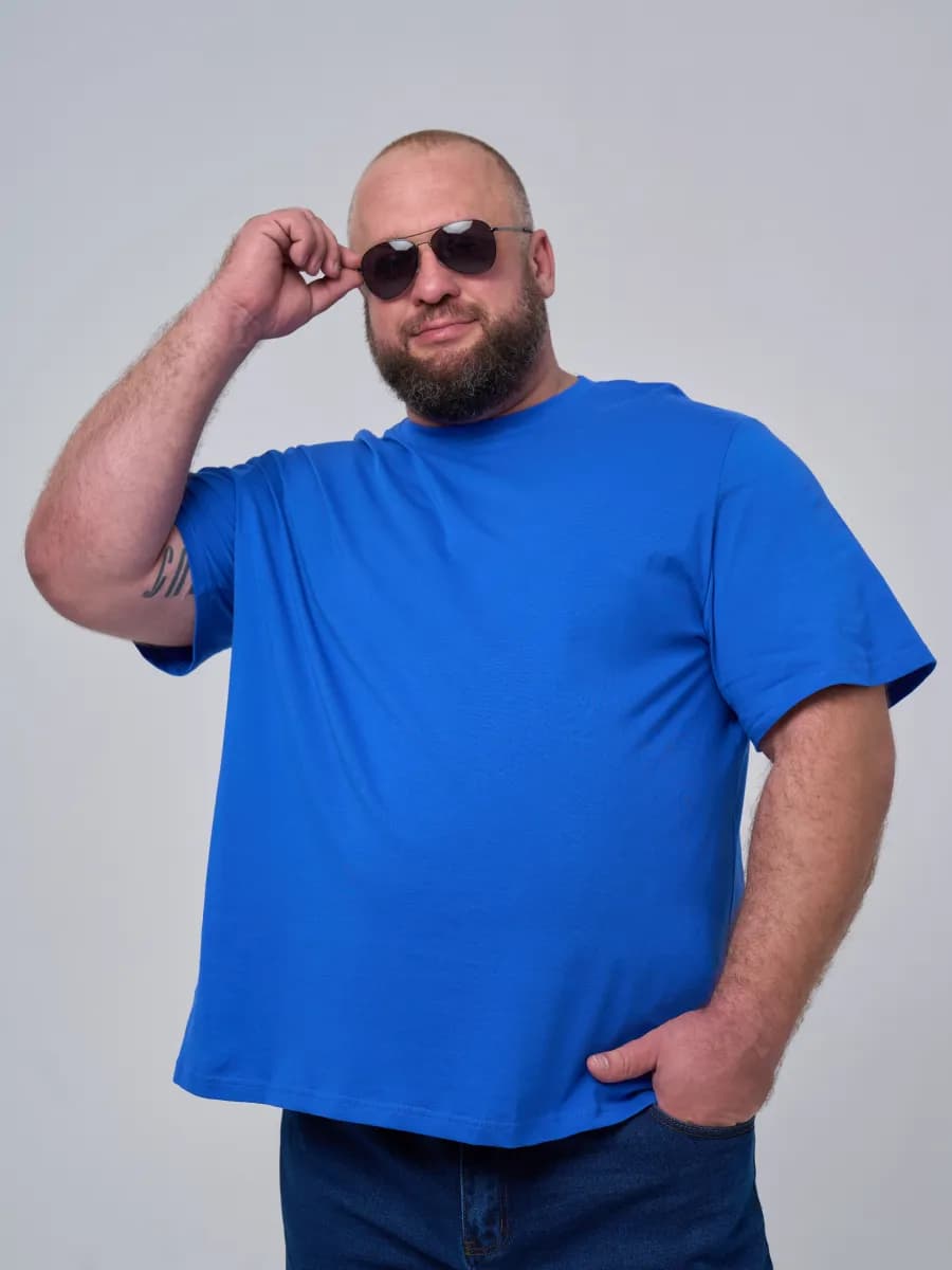 Футболка базовая оверсайз больших размеров Super Big