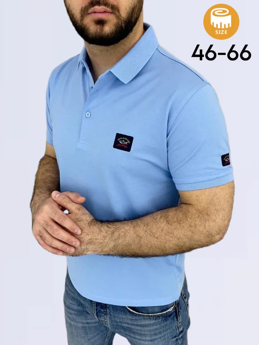 Футболка-поло с коротким рукавом