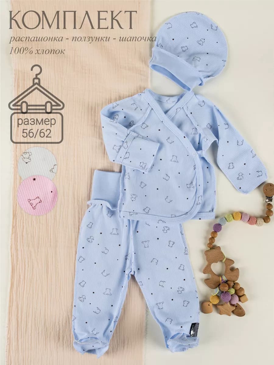 Комплект нательный для малыша - фото 1