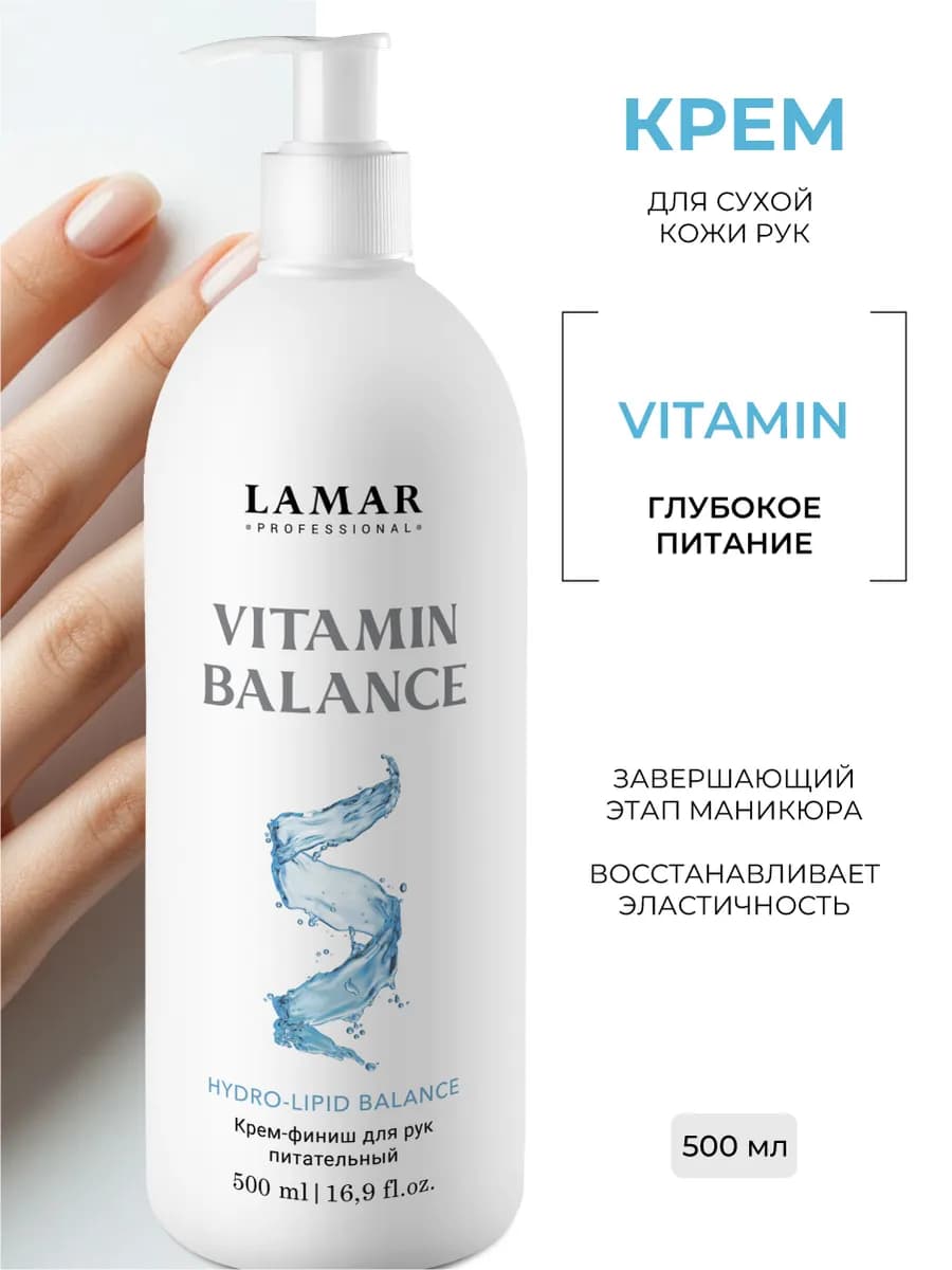 Профессиональный крем для рук питательный с витаминами