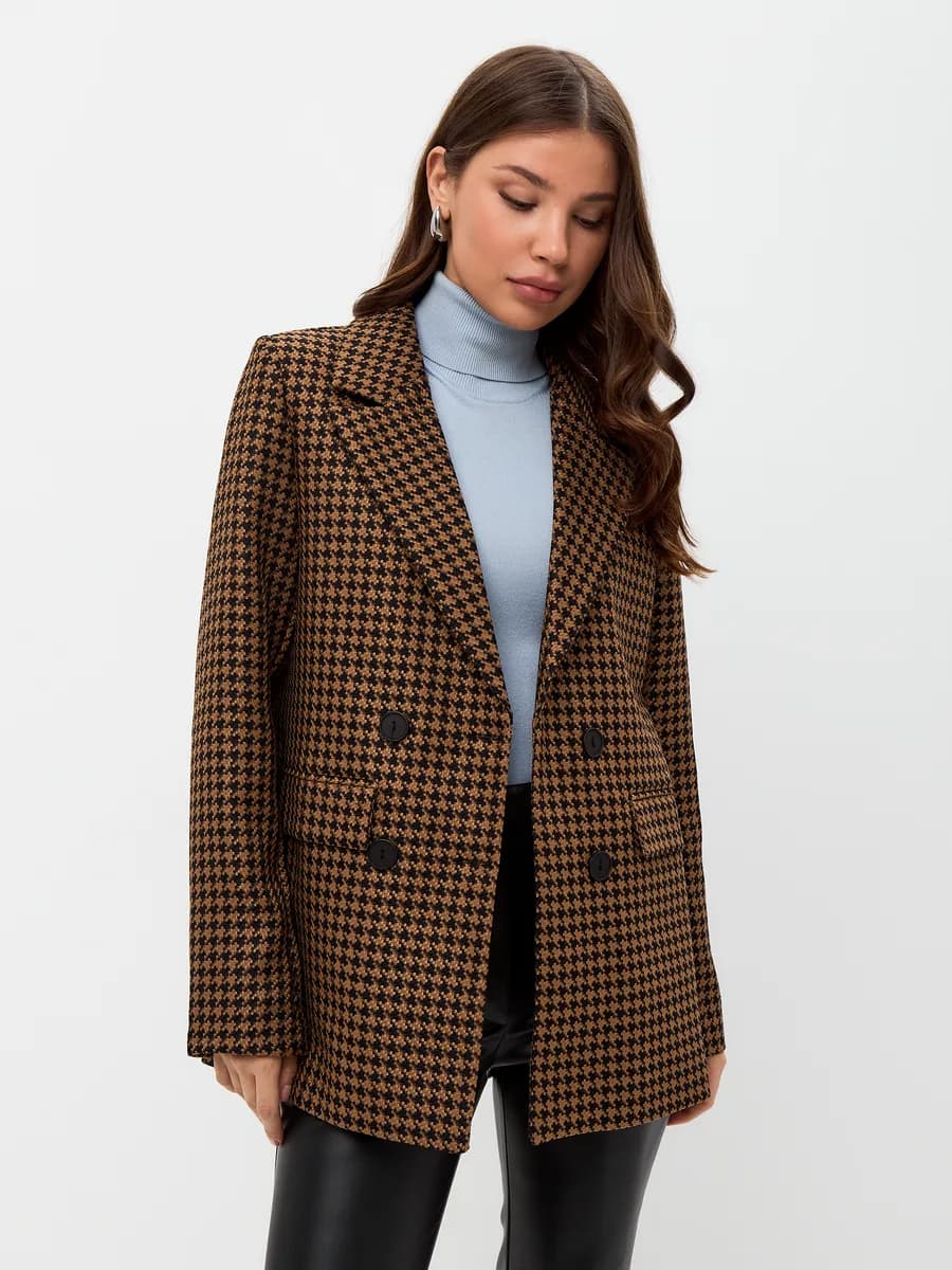 Пиджак оверсайз блейзер удлиненный жакет