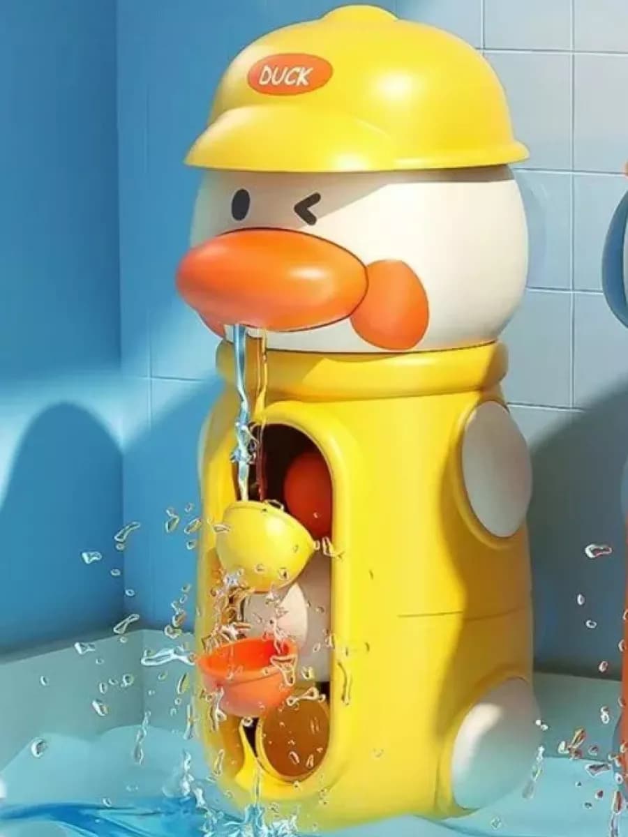 Развивающая игрушка для ванной на присосках Мельница-утенок