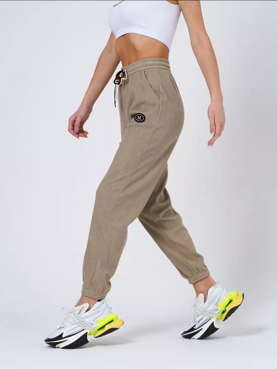 Брюки вельветовые спортивные джоггеры