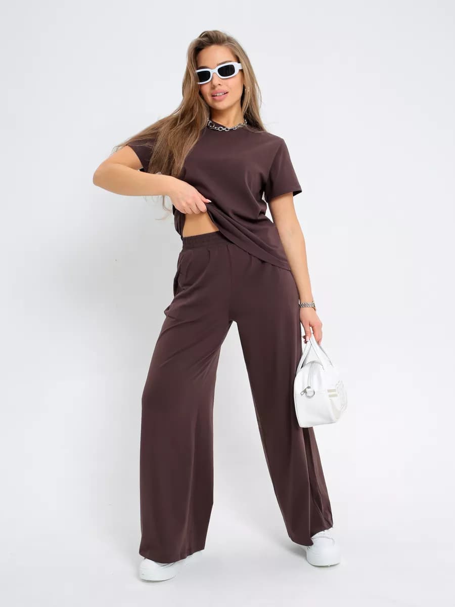 Костюм домашний широкими штанами