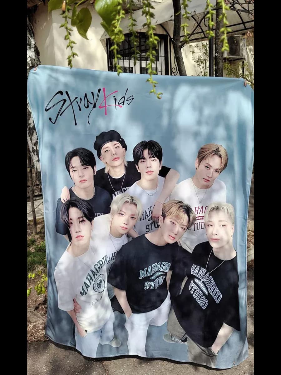 Плед флисовый Stray Kids