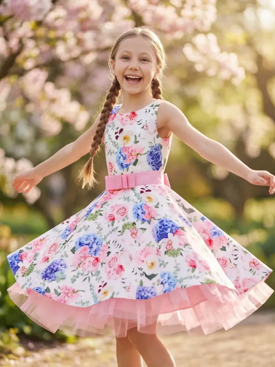 Платье для девочки нарядное праздничное новогоднее