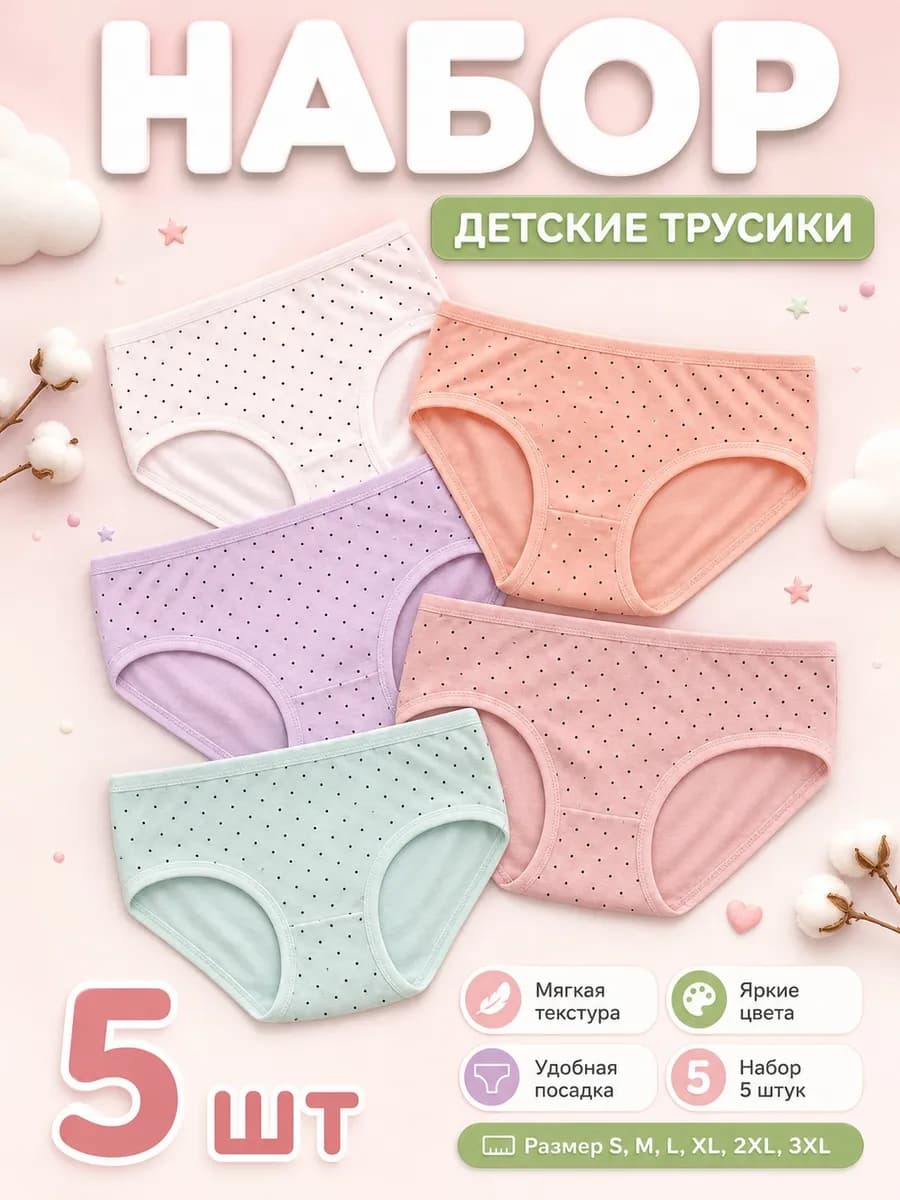 Трусы слипы для девочки