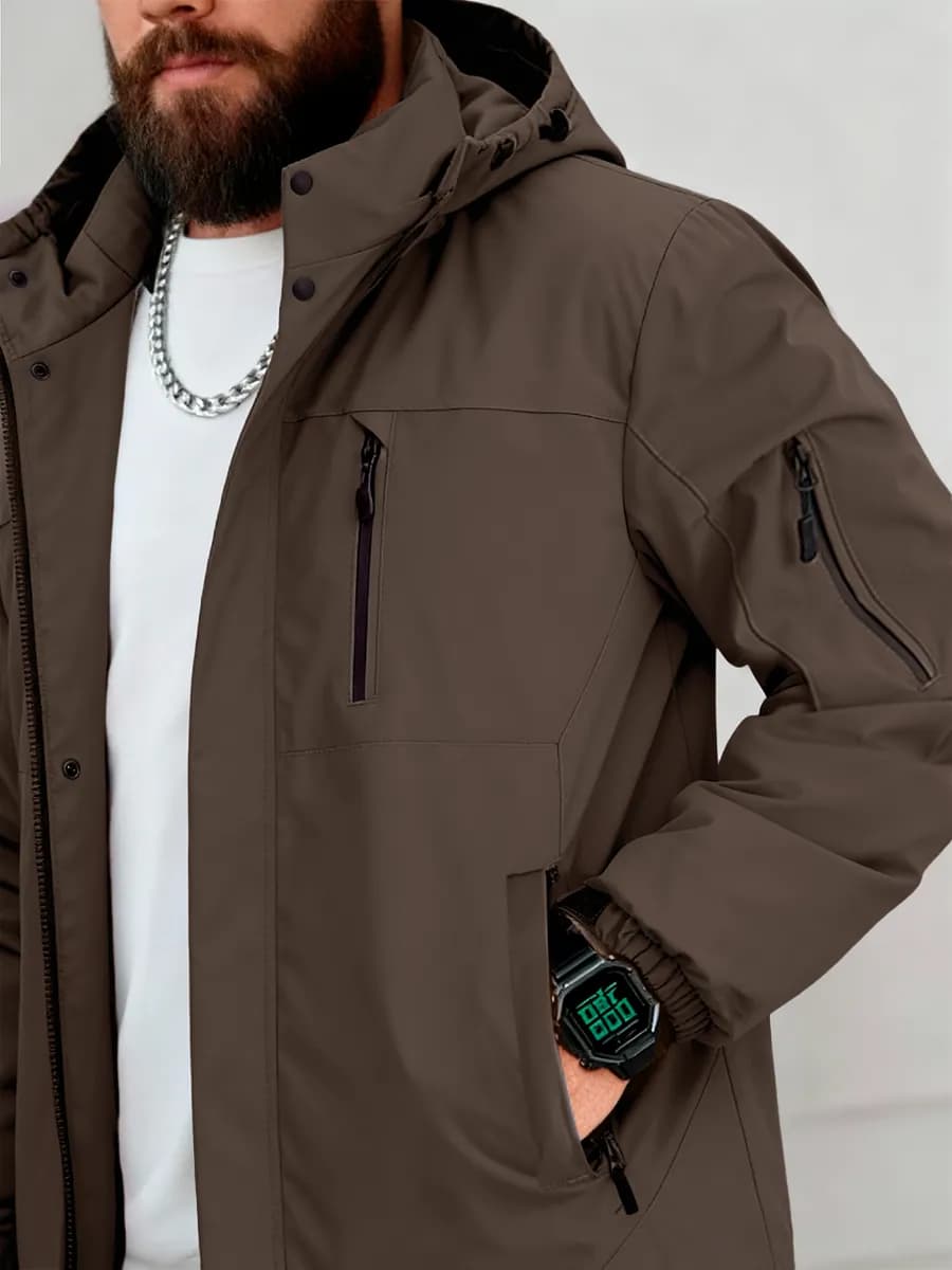 Ветровка осенняя с капюшоном большие размеры