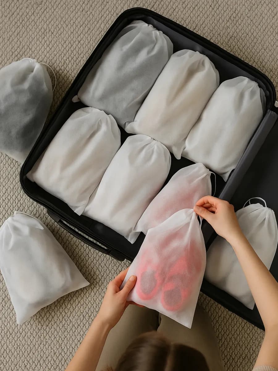 Чехлы для обуви мешок хранение формы и сменки