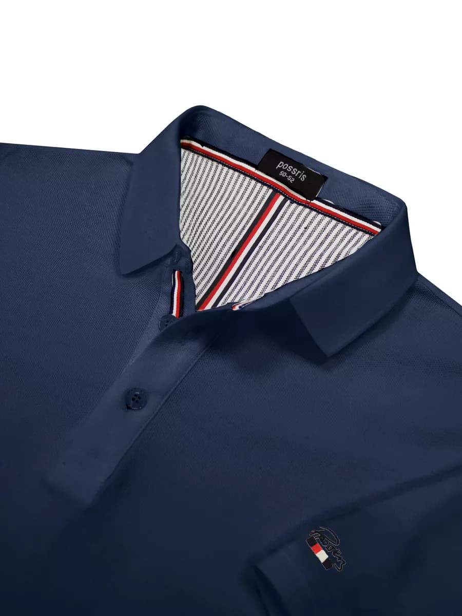 Футболка поло с коротким рукавом рубашка хлопок