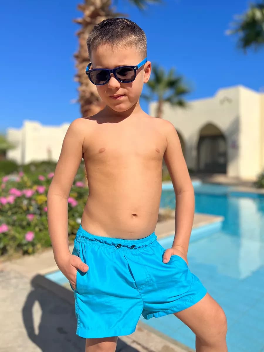 Купальные плавки шорты для бассейна детские - фото 1