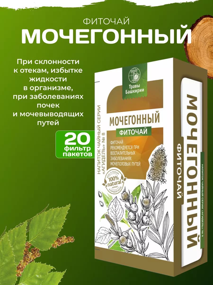 Фиточай Мочегонный от песка и камней в почках - фото 1