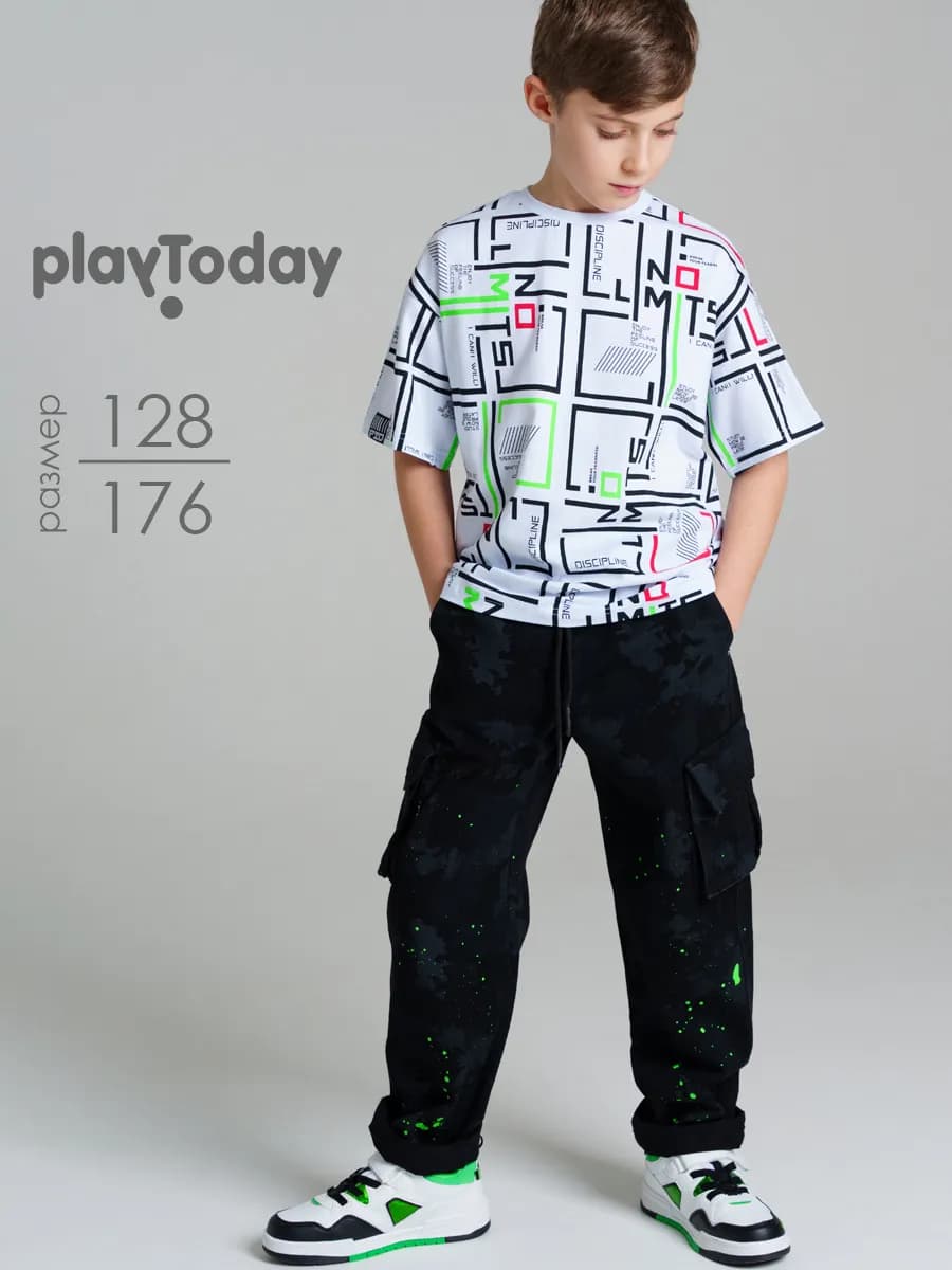 Джинсы прямые для подростка