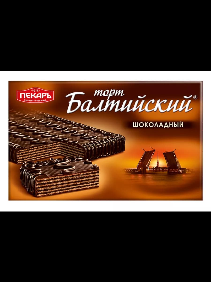 Торт Балтийский шоколадный 320г